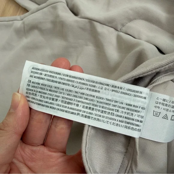 Abercrombie & Fitch Sloane High Rise Tailored Wide Leg Trouser Pants Size 28 / 6 - Picture 11 of 12